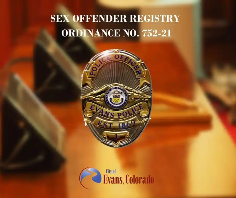 Evans Colorado Police Department Sex Offender Residency Prohibitions 3954